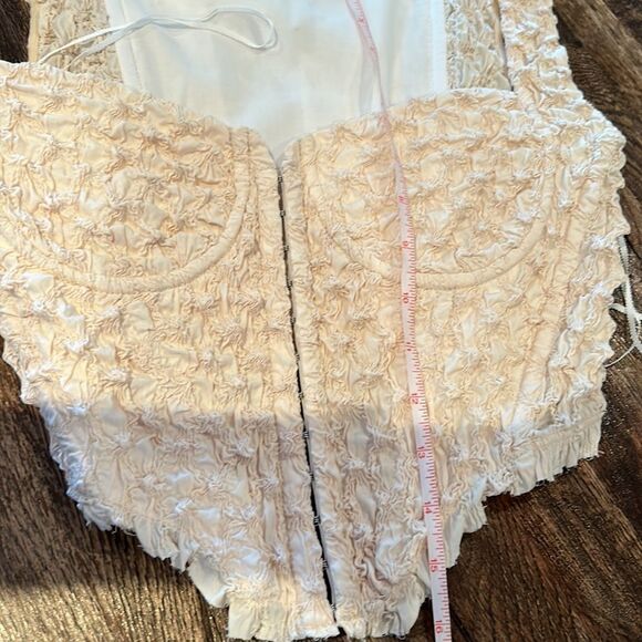 REVOLVE x NBD Donnie bustier in cream medium - Picture 12 of 15